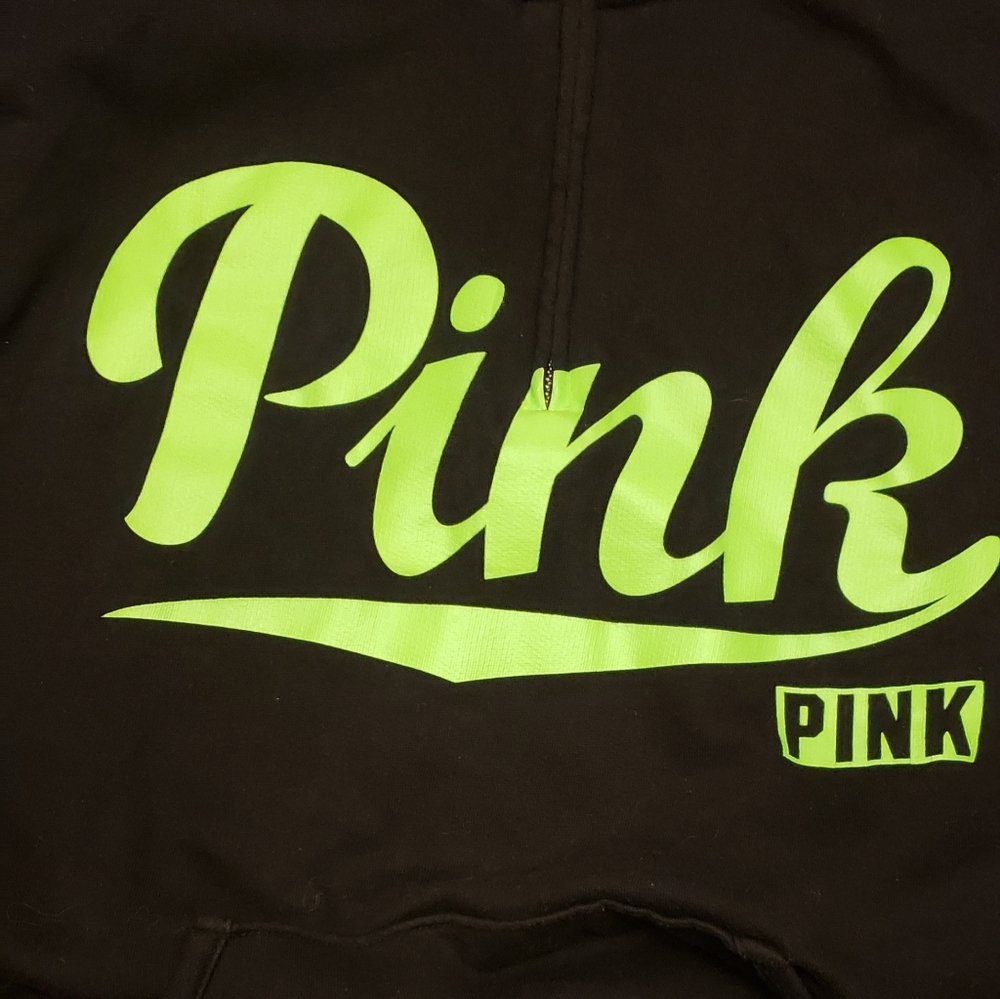 GUC Black VS Pink 3/4 zipper pullover